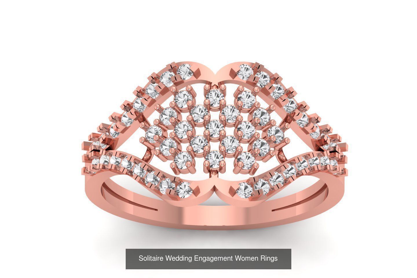 110 Solitaire Wedding Engagement Women Rings Collection _55