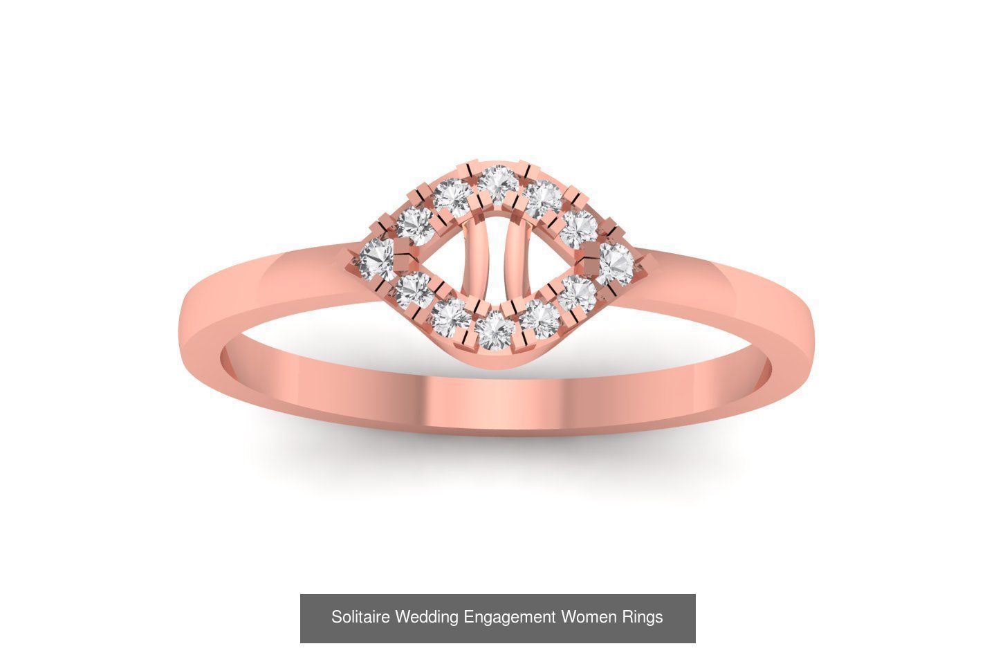 110 Solitaire Wedding Engagement Women Rings Collection _13