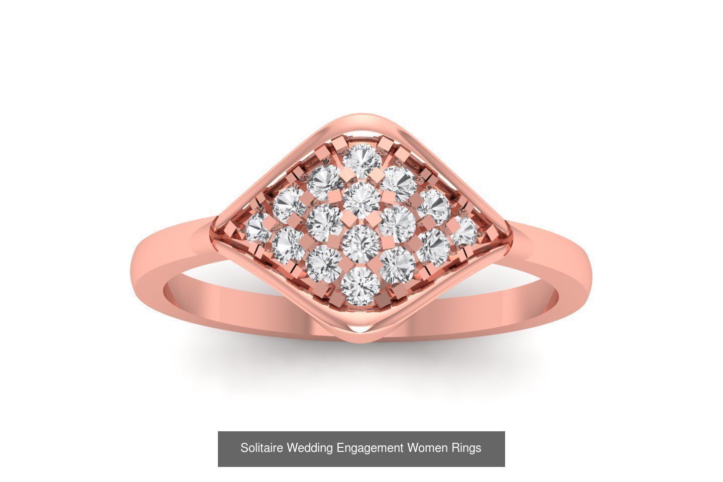 110 Solitaire Wedding Engagement Women Rings Collection _14