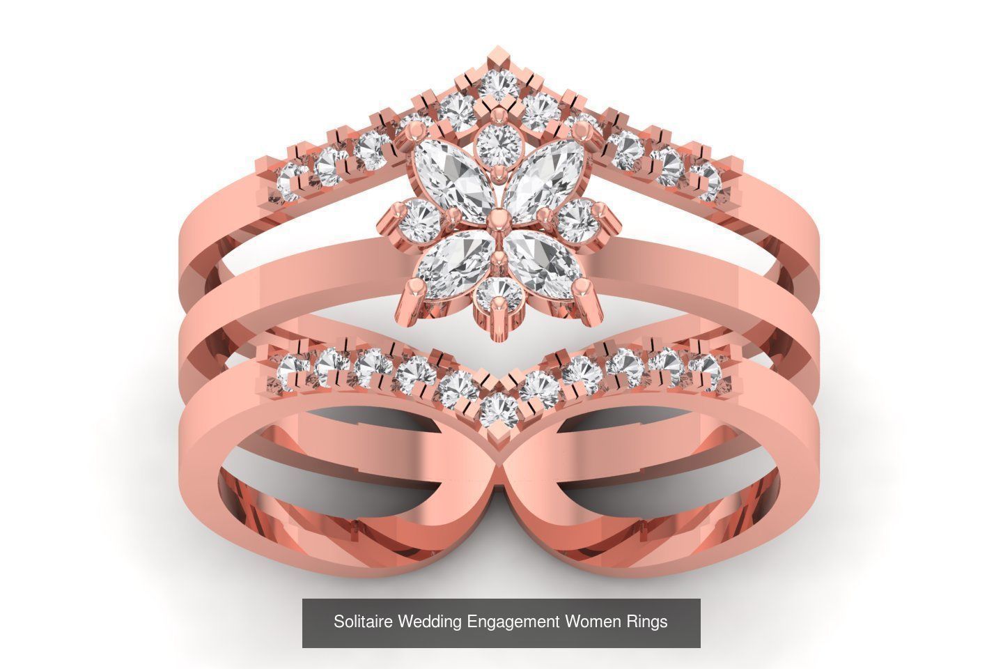 110 Solitaire Wedding Engagement Women Rings Collection _50