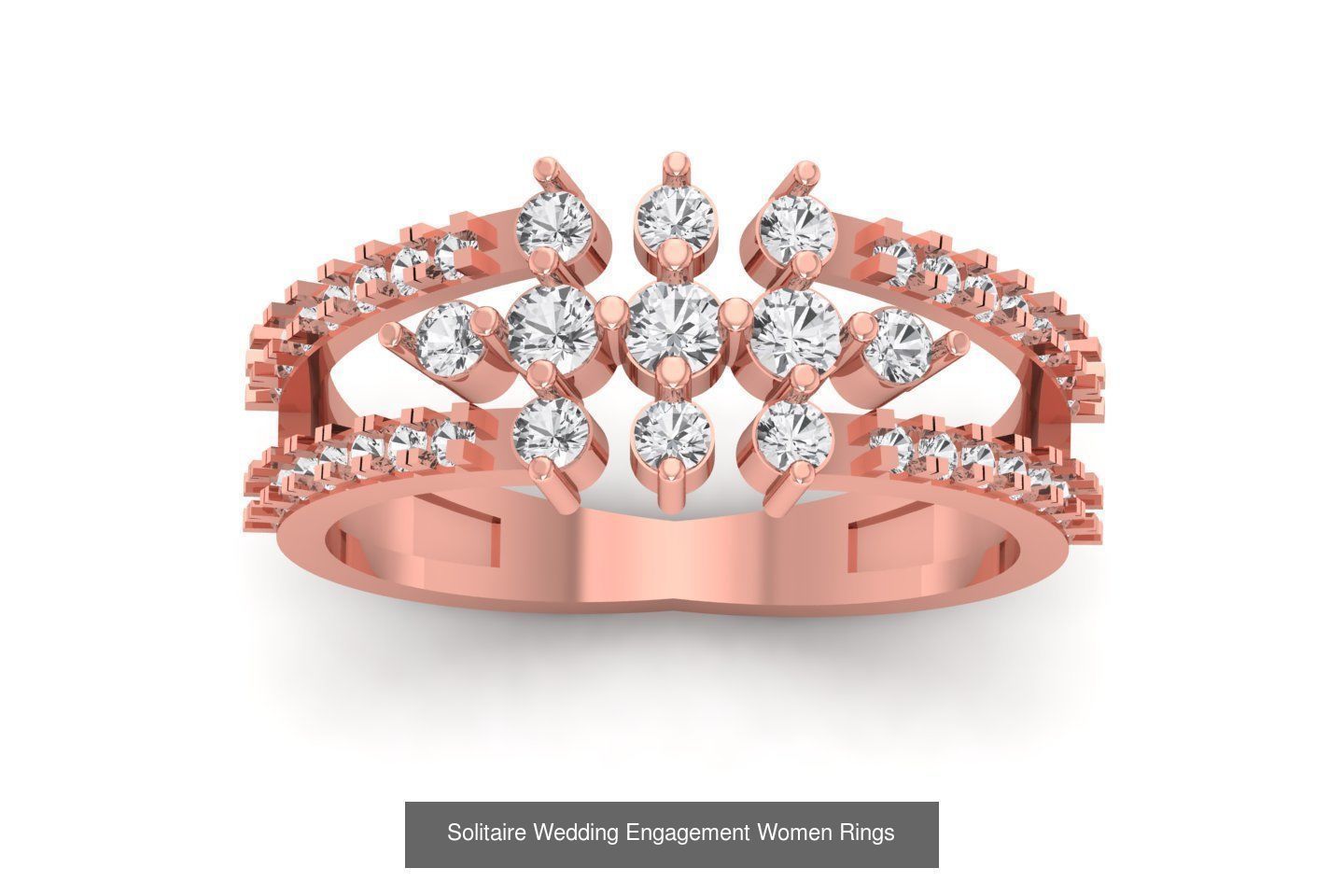110 Solitaire Wedding Engagement Women Rings Collection _56