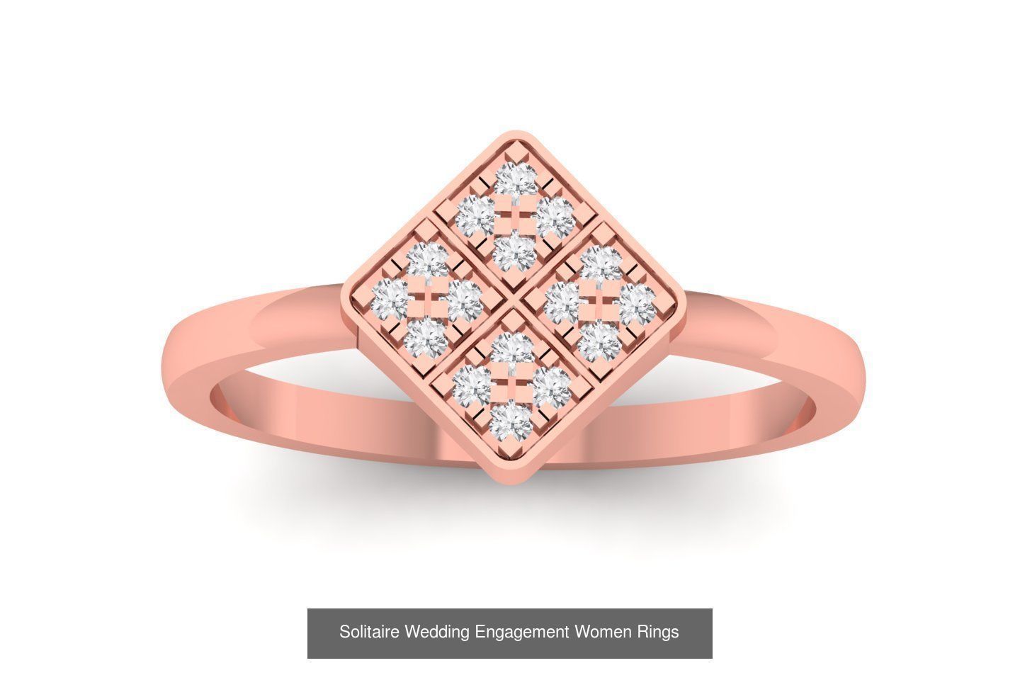 110 Solitaire Wedding Engagement Women Rings Collection _87