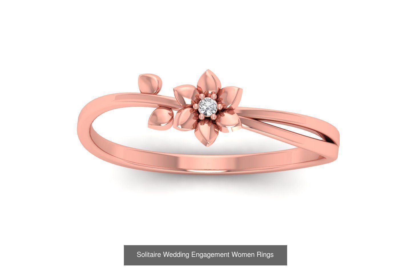 110 Solitaire Wedding Engagement Women Rings Collection _112