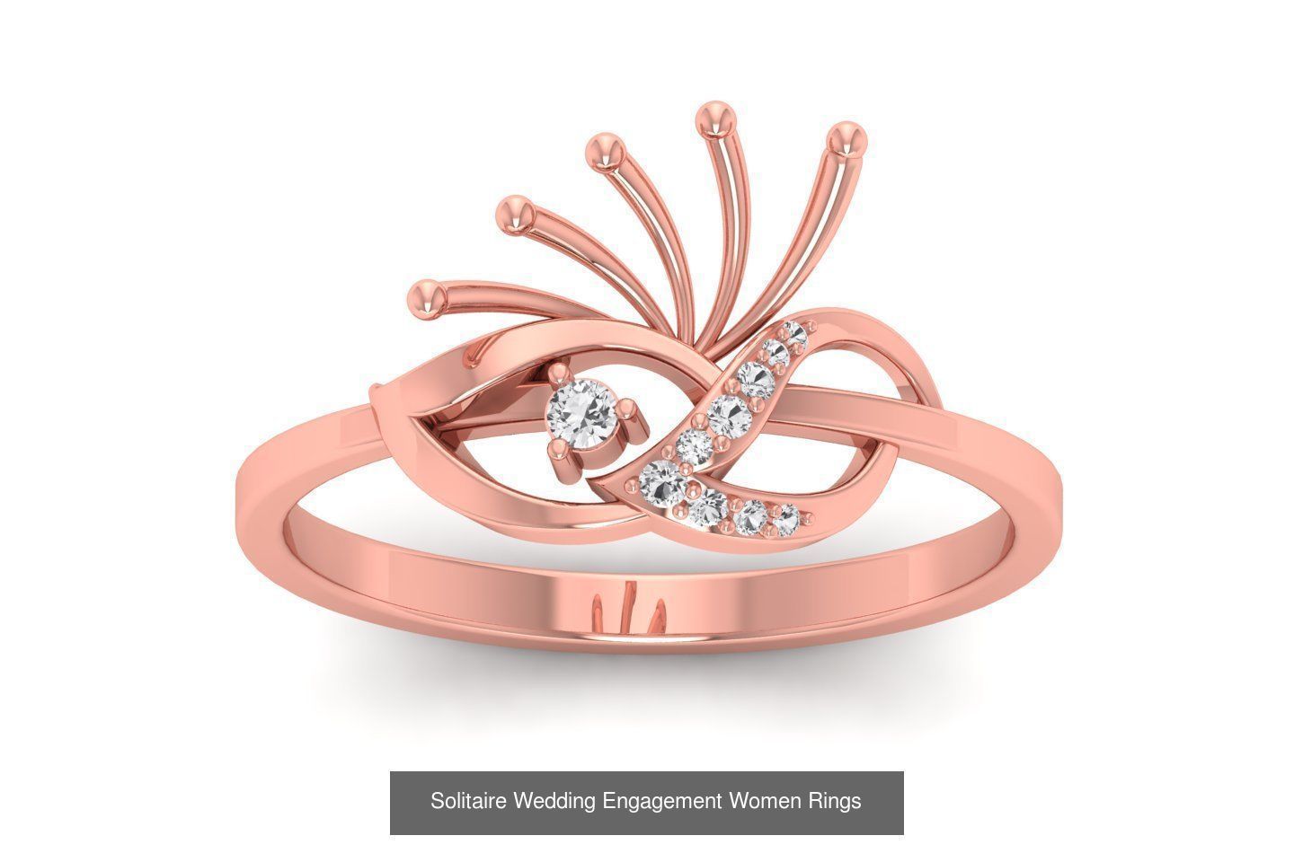 110 Solitaire Wedding Engagement Women Rings Collection _92