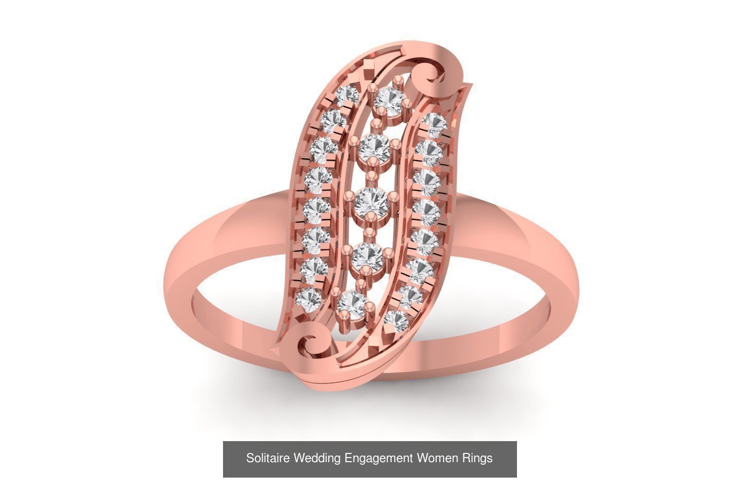 110 Solitaire Wedding Engagement Women Rings Collection _68