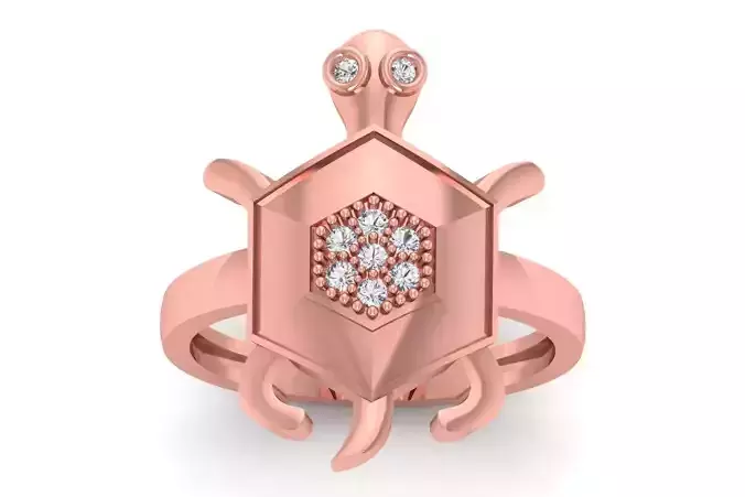 Turtle Ring 3dm STL OBJ FBX Renders Details 3D print model Turtle Ring 3dm STL OBJ FBX Renders Details 3D print model