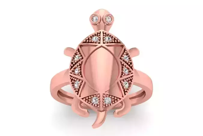 Turtle Ring 3dm STL OBJ FBX Renders Details 3D print model Turtle Ring 3dm STL OBJ FBX Renders Details 3D print model