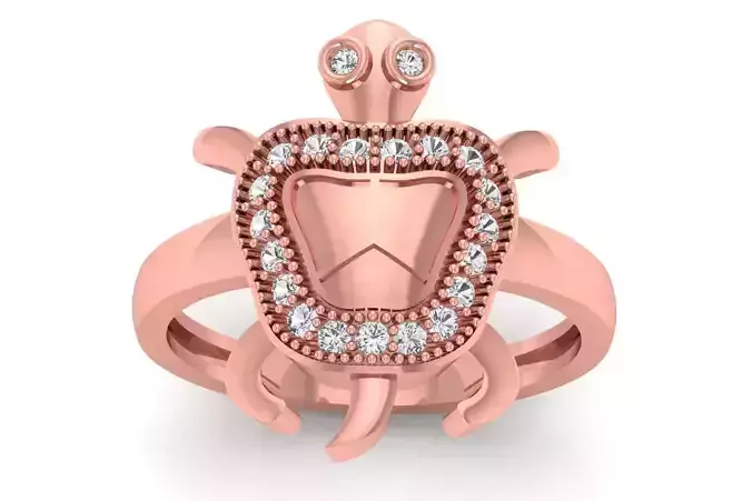 Turtle Ring 3dm STL OBJ FBX Renders Details 3D print model Turtle Ring 3dm STL OBJ FBX Renders Details 3D print model