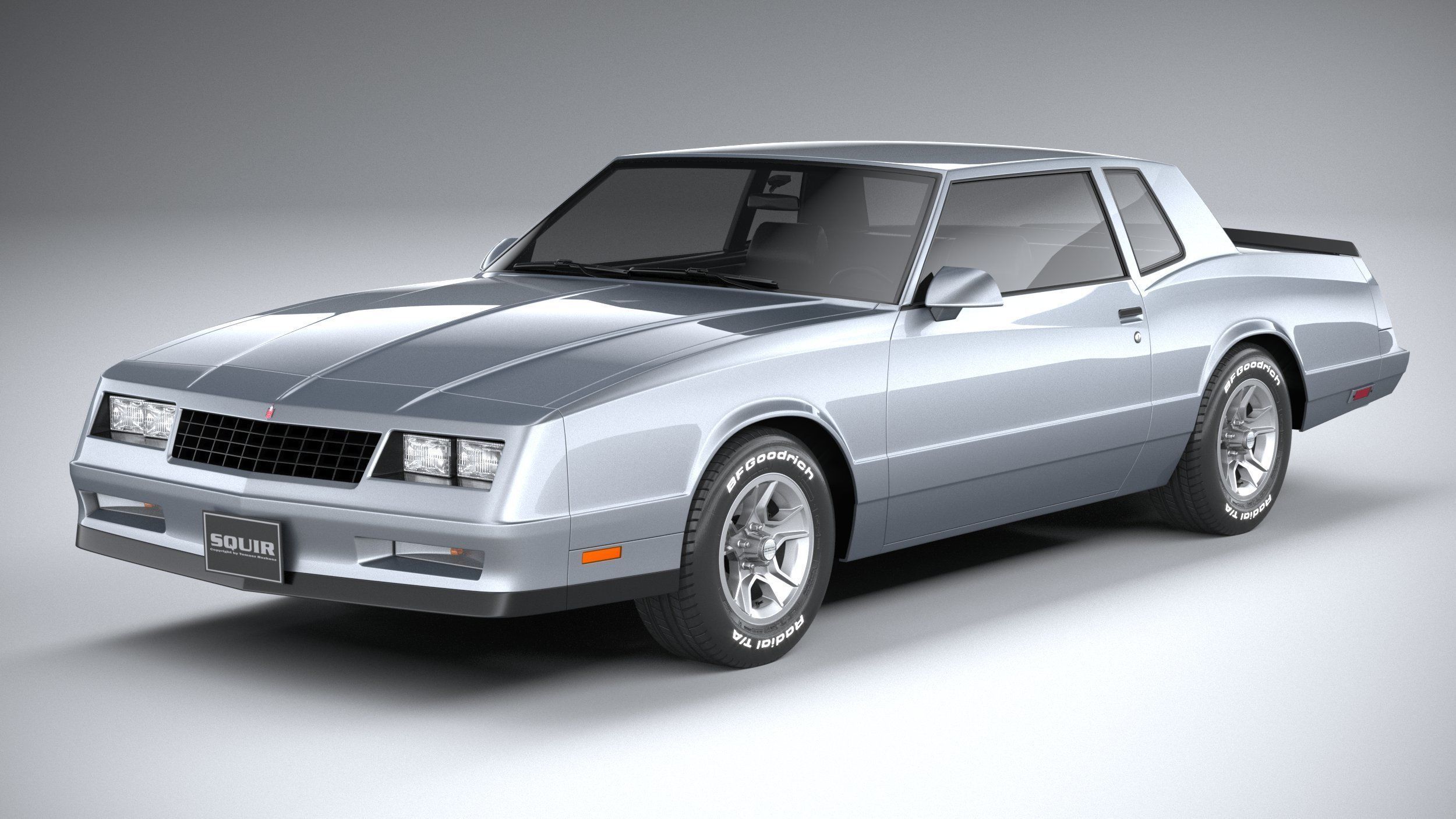 Chevrolet Monte Carlo 1986 3D model_1