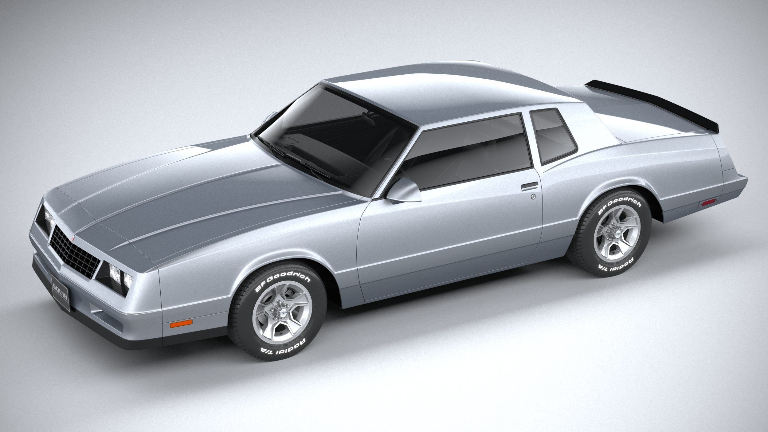 Chevrolet Monte Carlo 1986 3D model_7