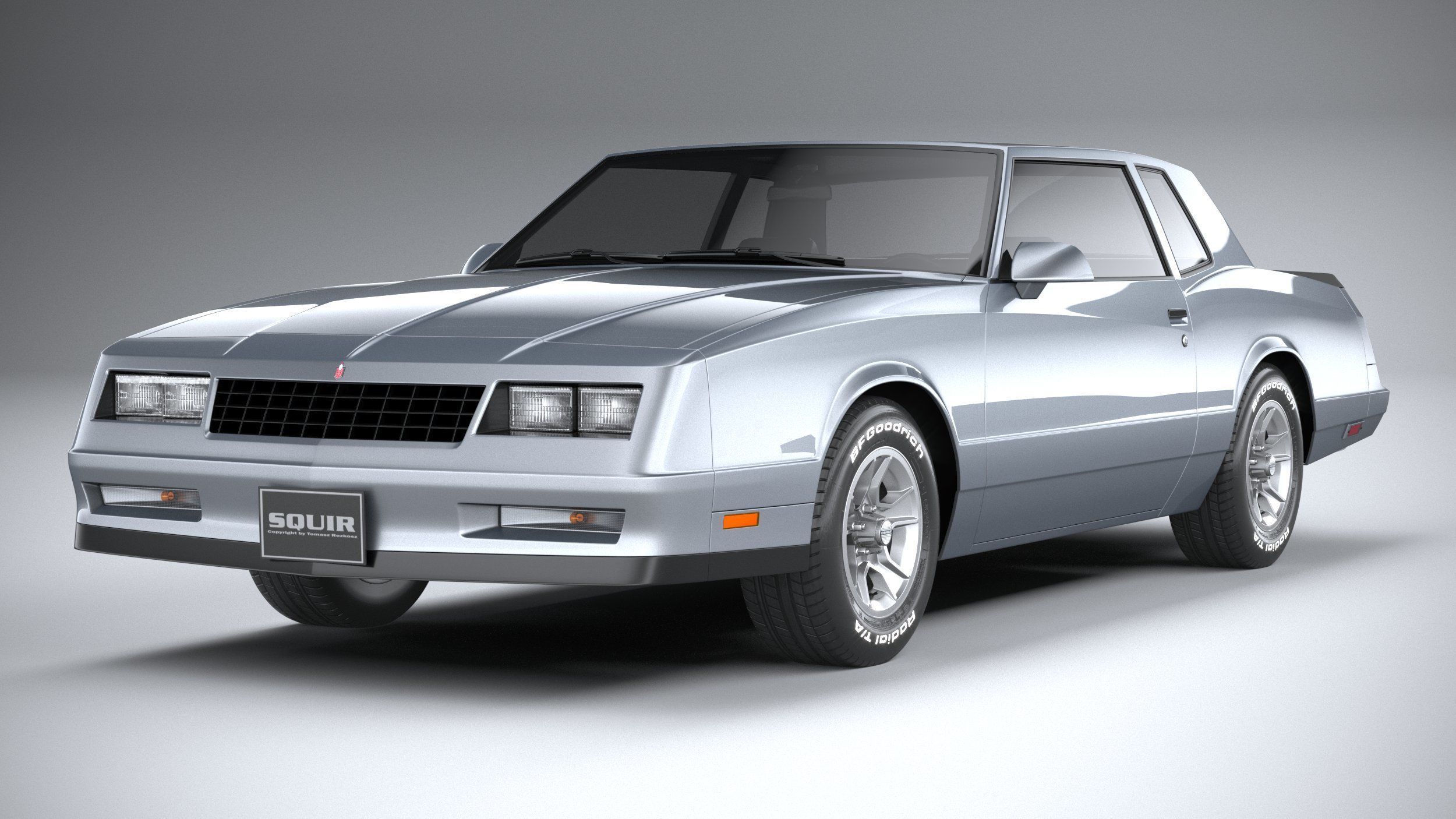 Chevrolet Monte Carlo 1986 3D model_2