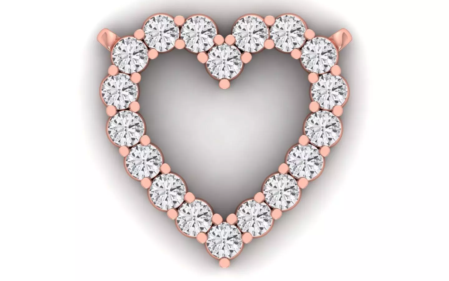 Heart Pendants 3dm STL OBJ FBX Renders Details 3D print model_0