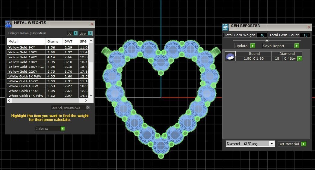 Heart Pendants 3dm STL OBJ FBX Renders Details 3D print model_3