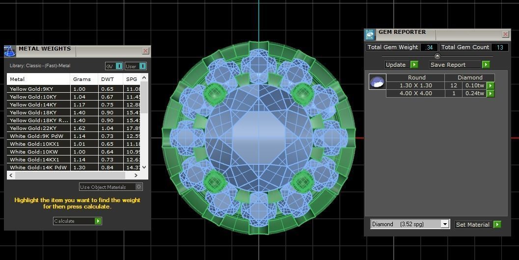 Women Pendants Oval Pendant 3D print model_4