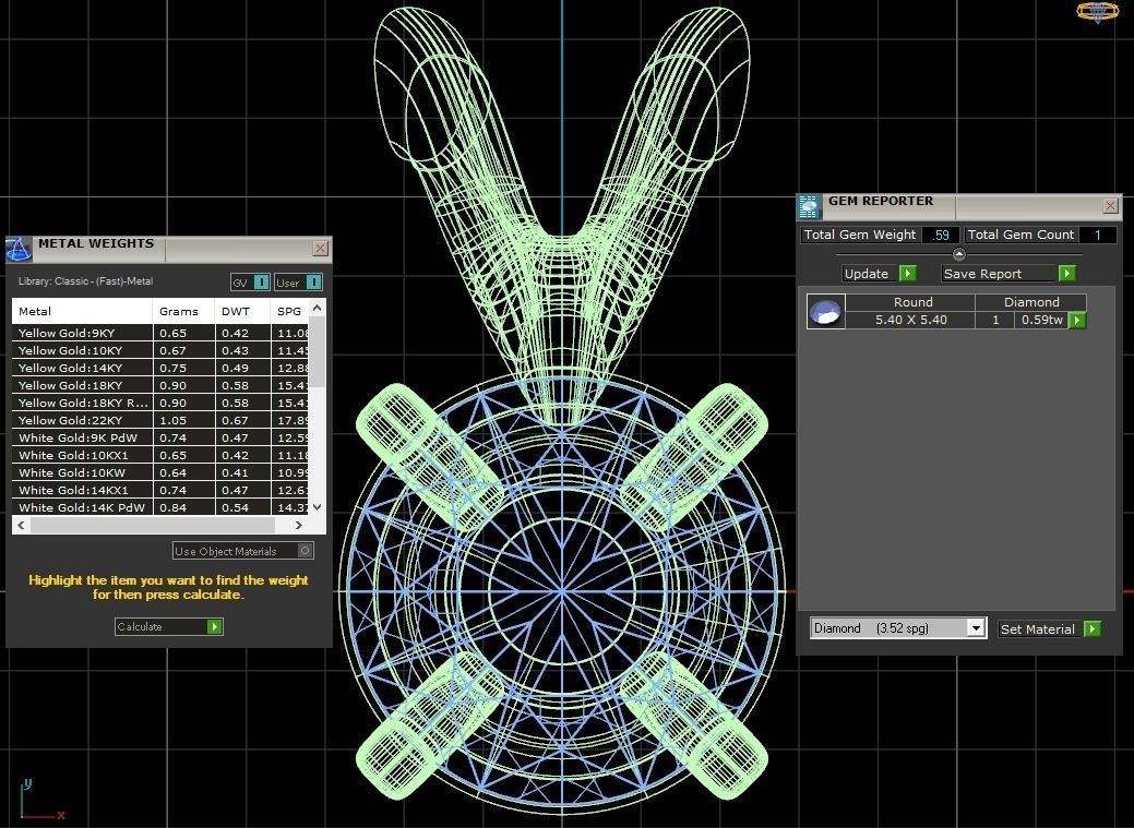 Women Pendants 3dm STL OBJ FBX Renders Details 3D print model_3