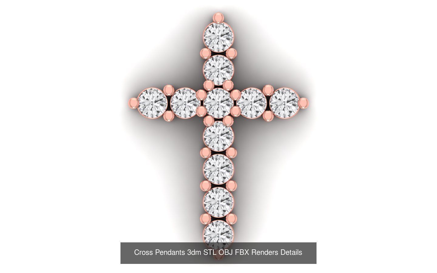 21 Solitaire Pendants 3dm STL OBJ FBX Renders Details Collection _4