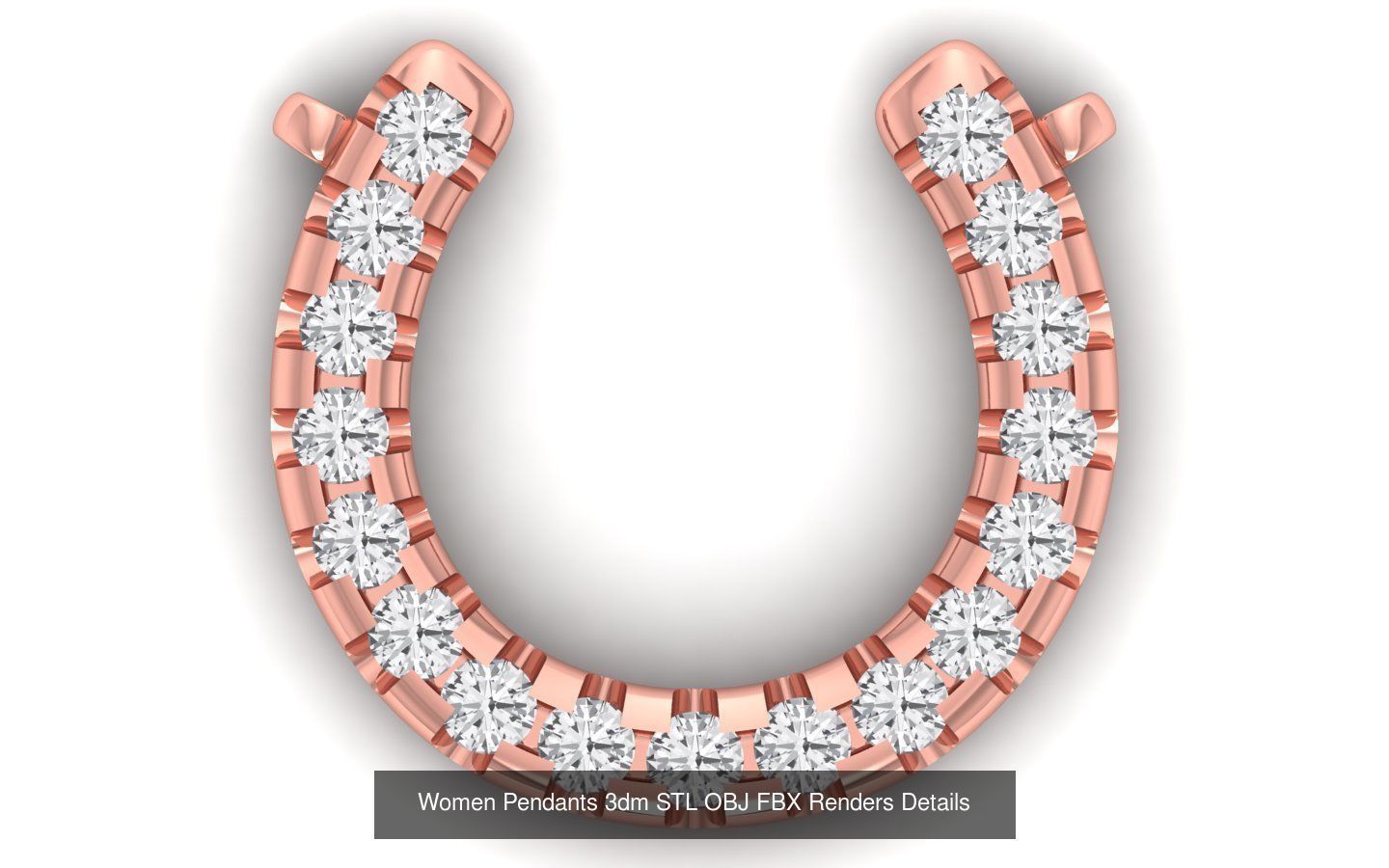 21 Solitaire Pendants 3dm STL OBJ FBX Renders Details Collection _7