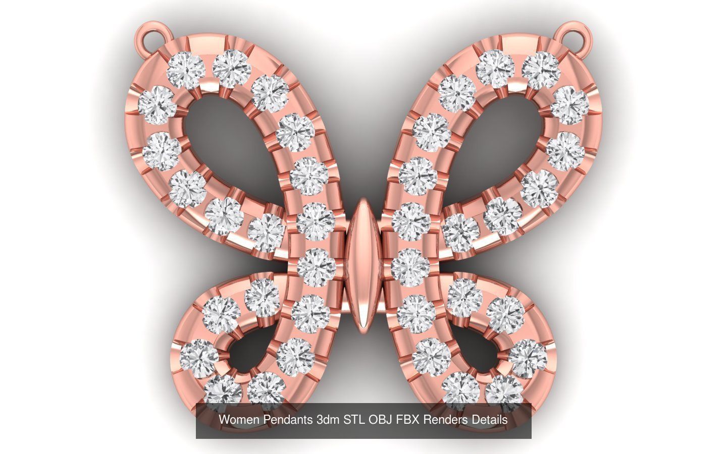 21 Solitaire Pendants 3dm STL OBJ FBX Renders Details Collection _16