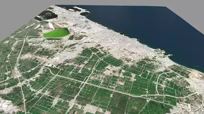 Cityscape Alexandria Egypt