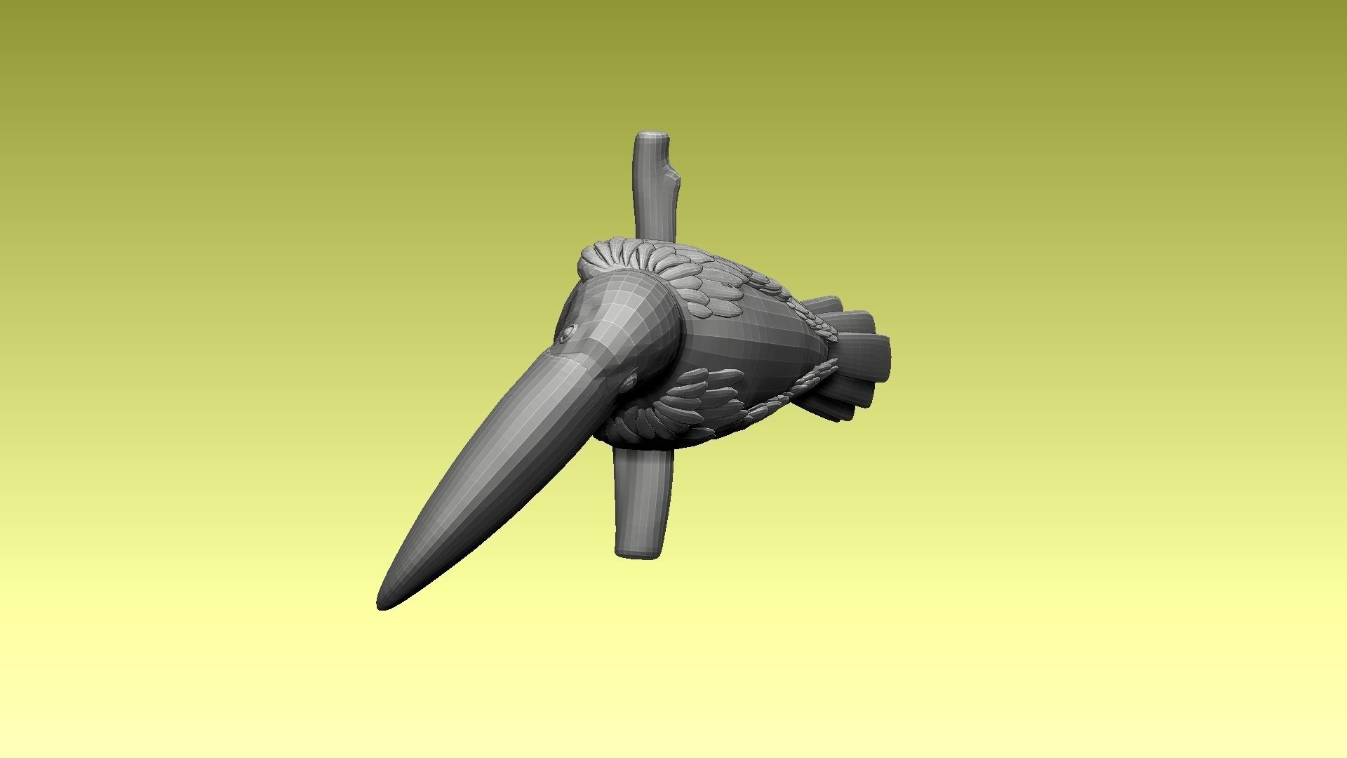 tucan toucan bird 3D model_4