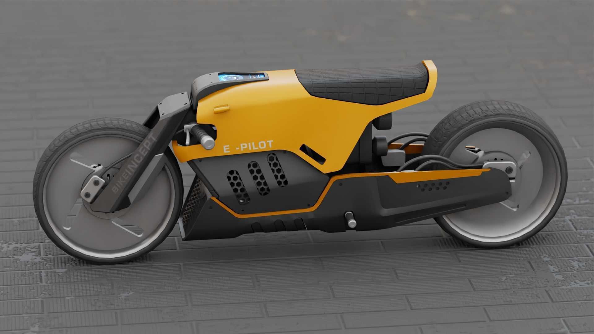 CONCEPT MOTORBIKE C-3000 RIGGED 3D model_9