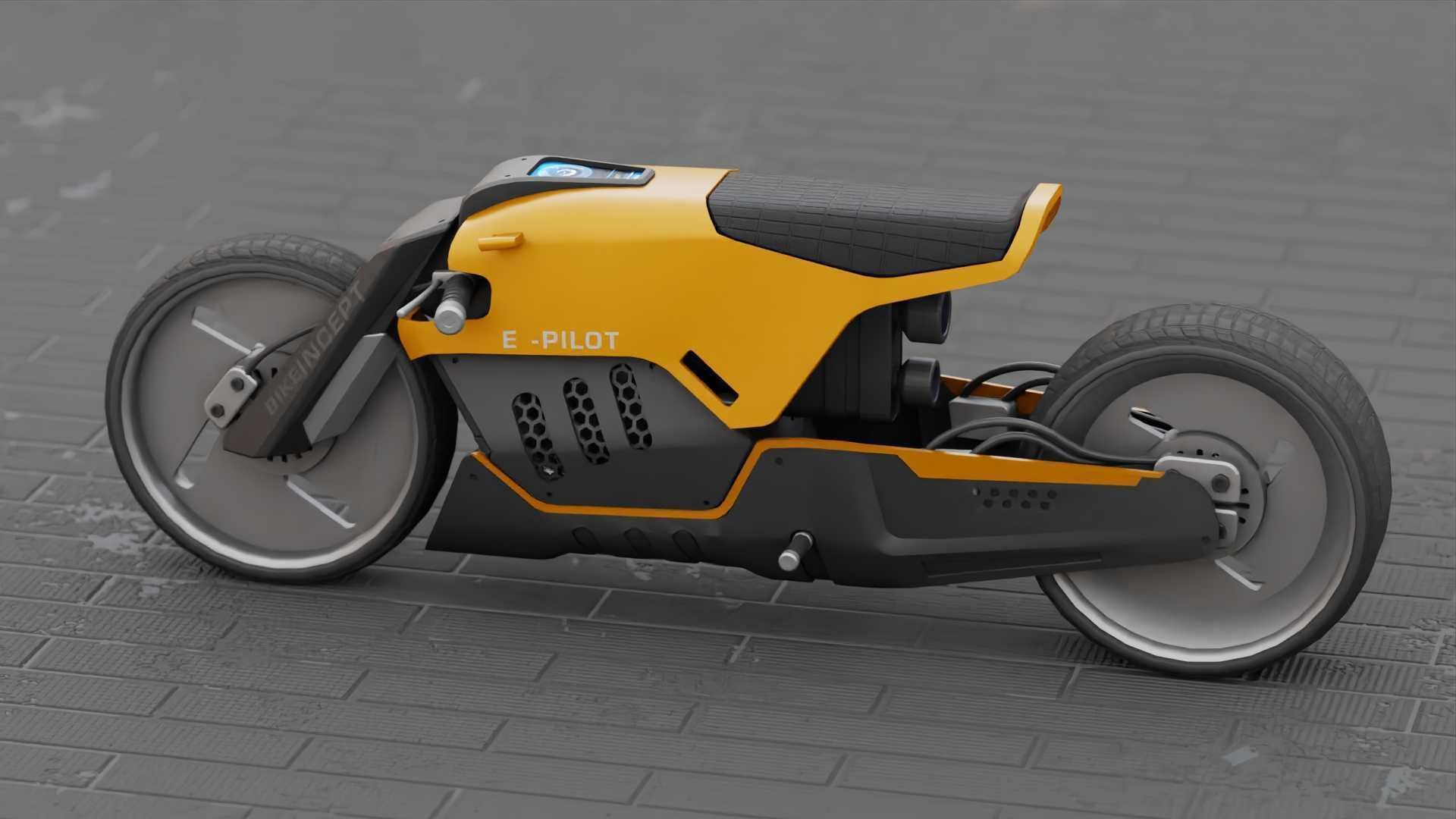 CONCEPT MOTORBIKE C-3000 RIGGED 3D model_10