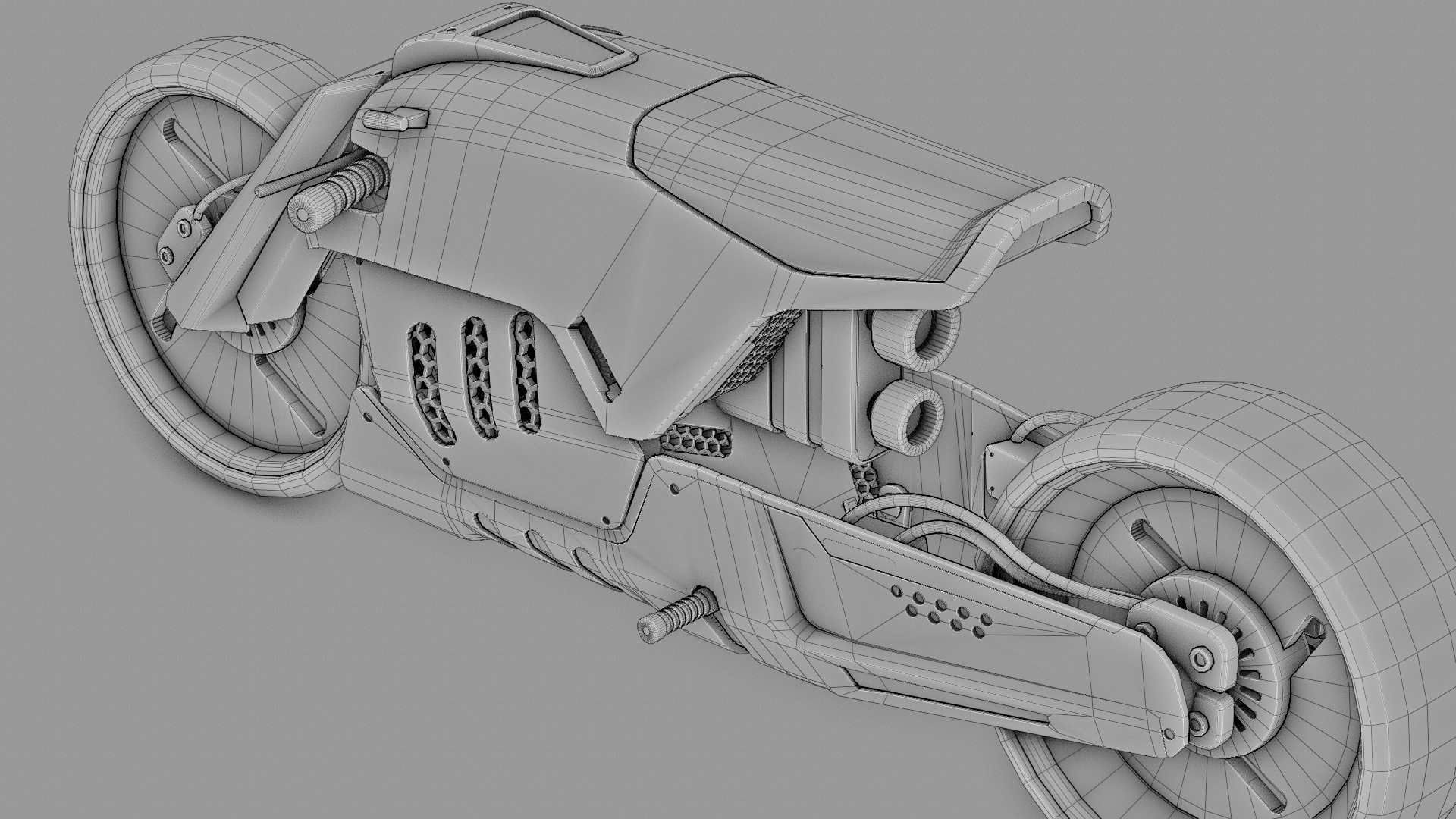 CONCEPT MOTORBIKE C-3000 RIGGED 3D model_36