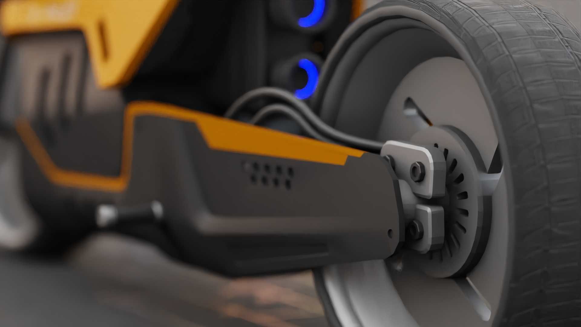 CONCEPT MOTORBIKE C-3000 RIGGED 3D model_24