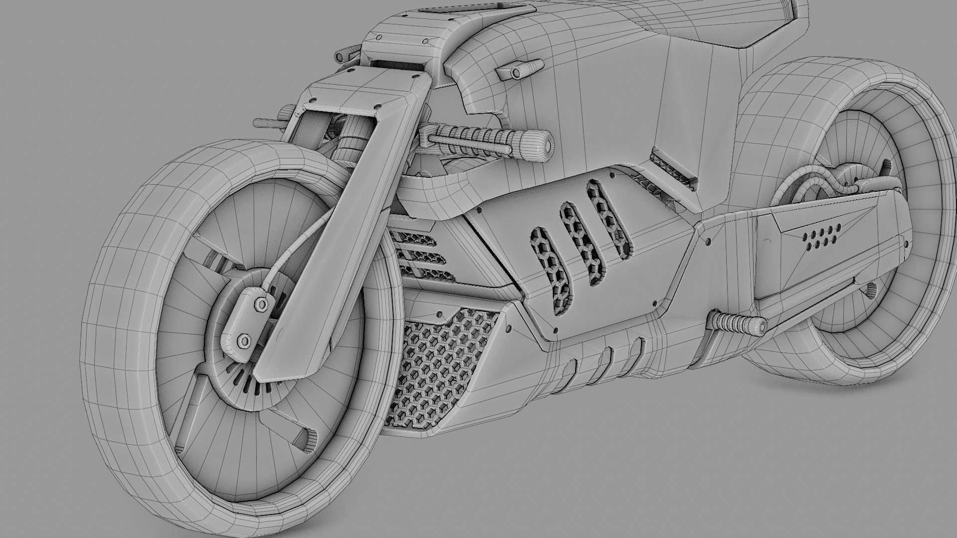 CONCEPT MOTORBIKE C-3000 RIGGED 3D model_37