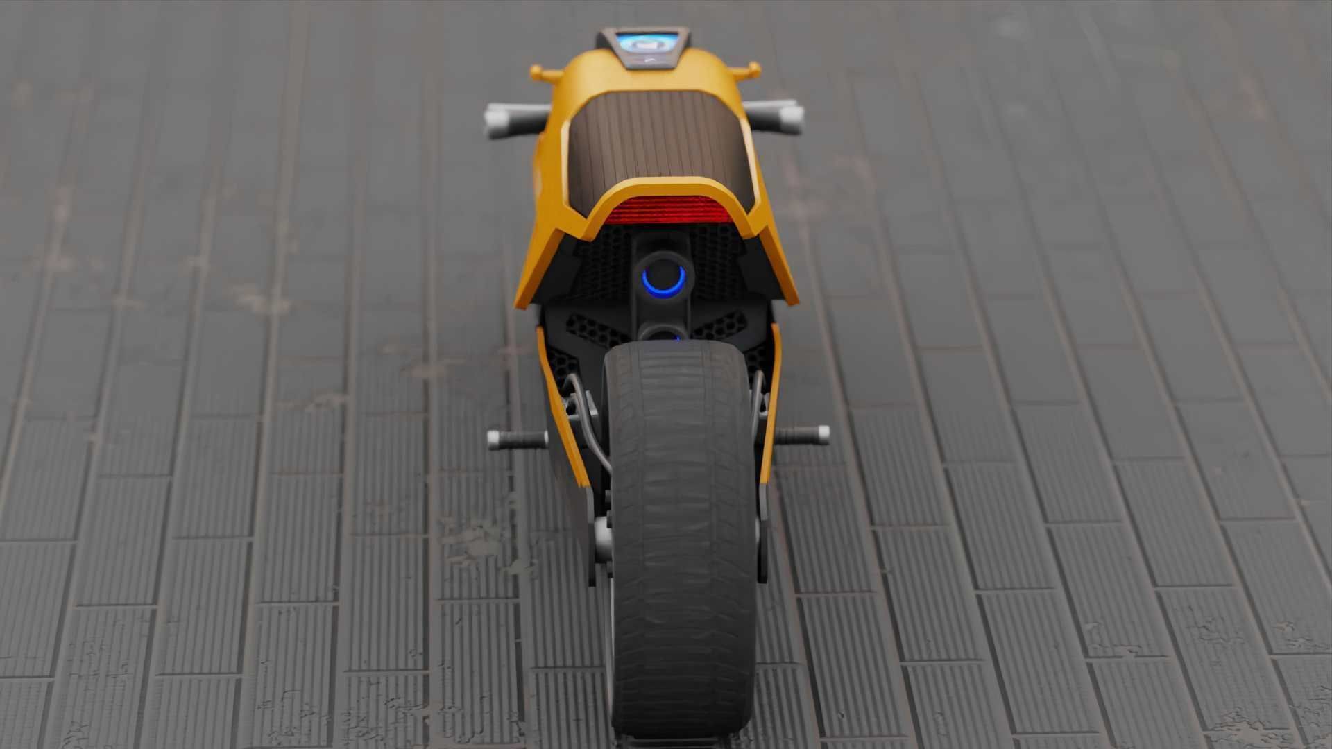 CONCEPT MOTORBIKE C-3000 RIGGED 3D model_16