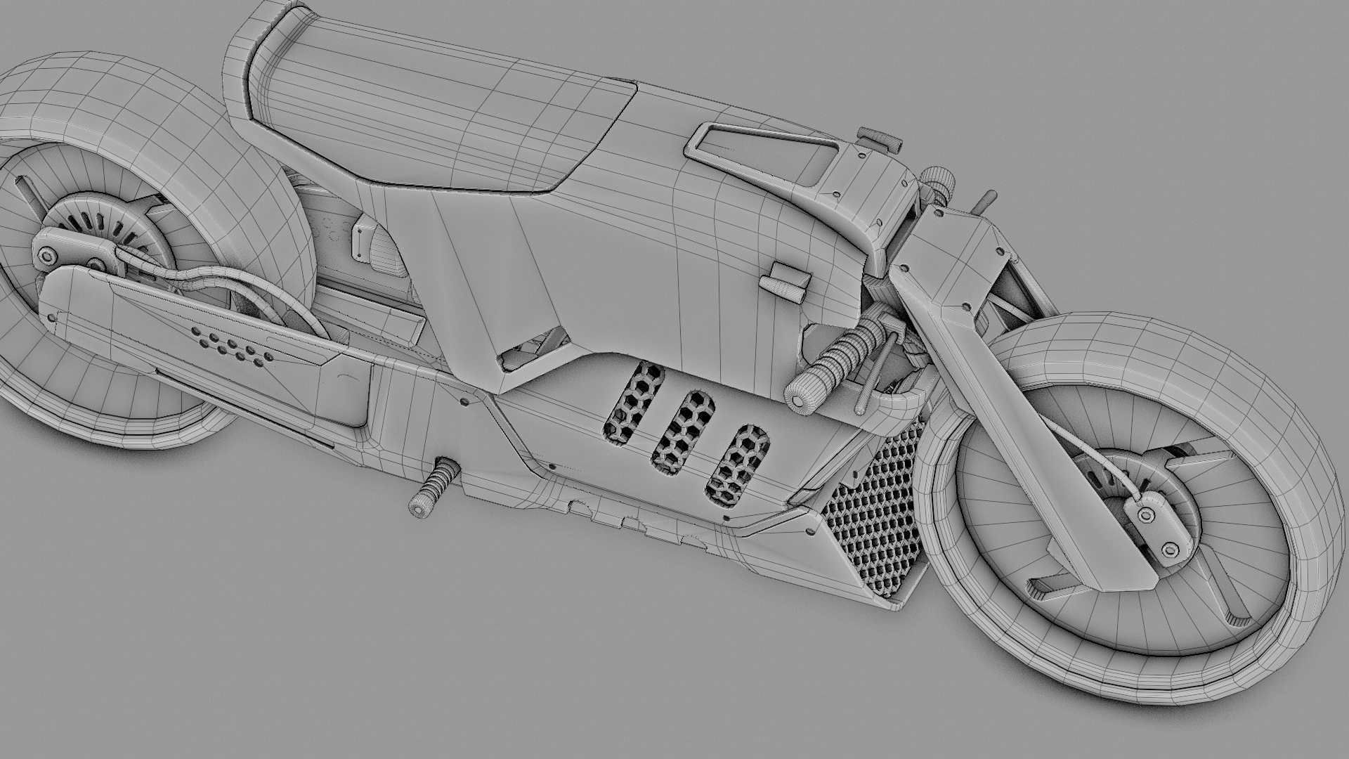CONCEPT MOTORBIKE C-3000 RIGGED 3D model_38