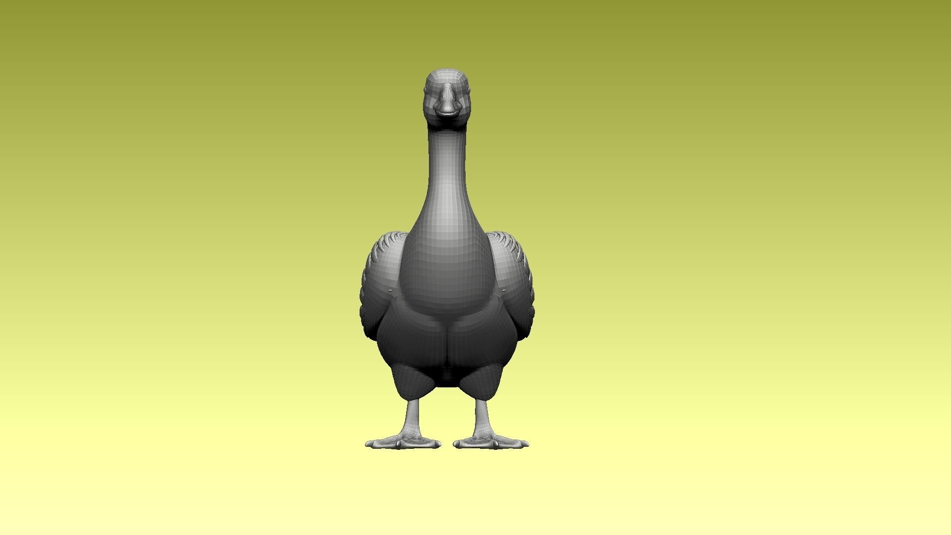 goose 3D model_8