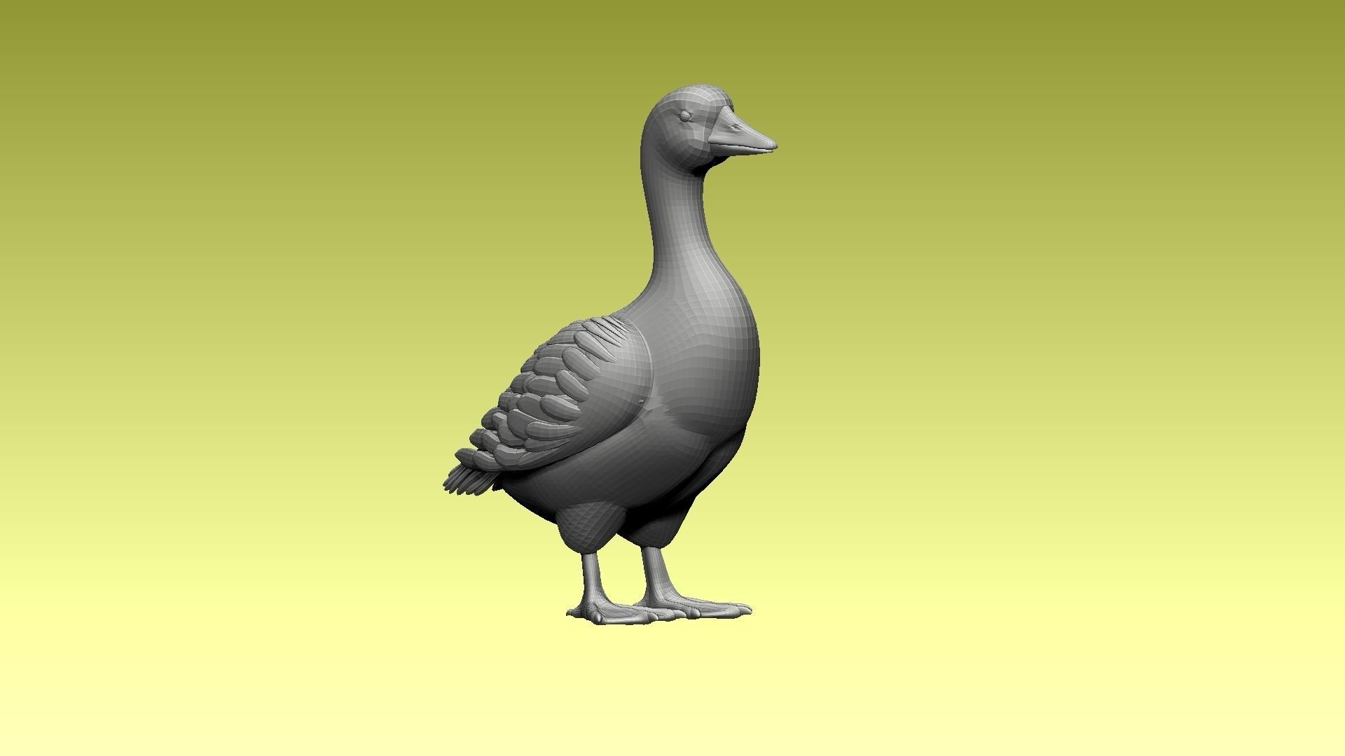 goose 3D model_9