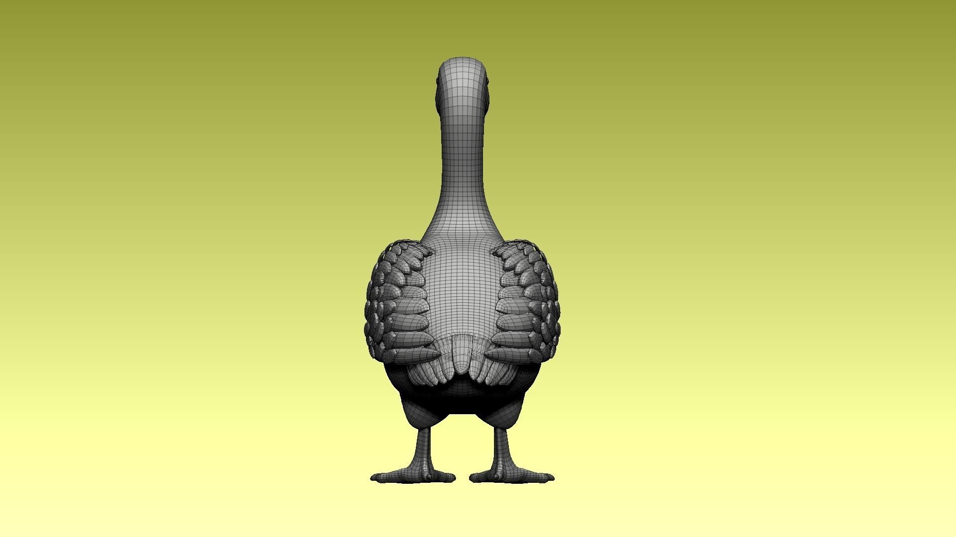goose 3D model_4