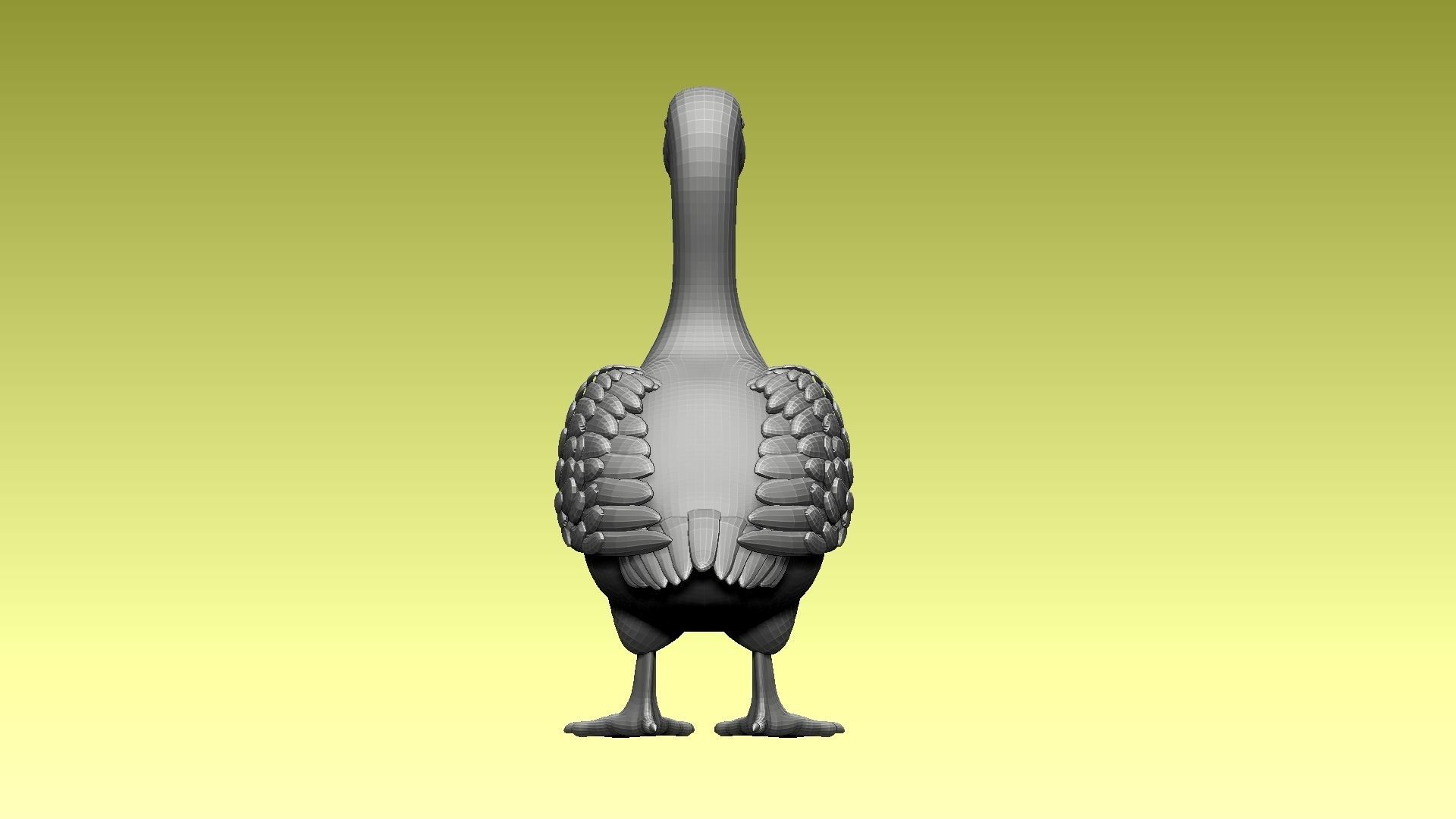 goose 3D model_7
