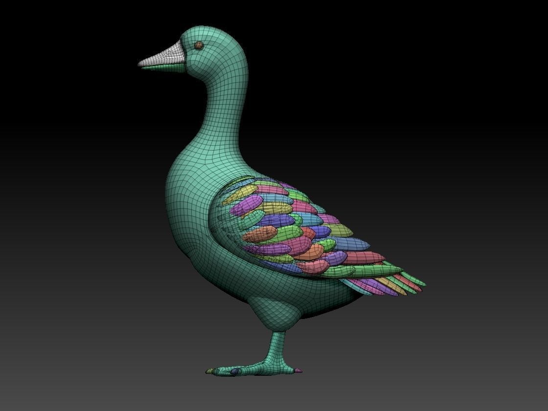 goose 3D model_1