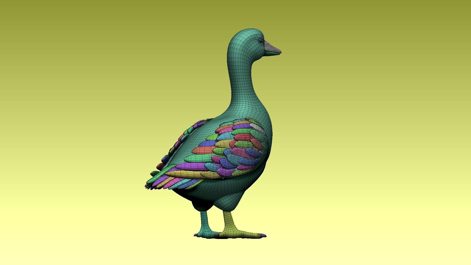 goose 3D model_2