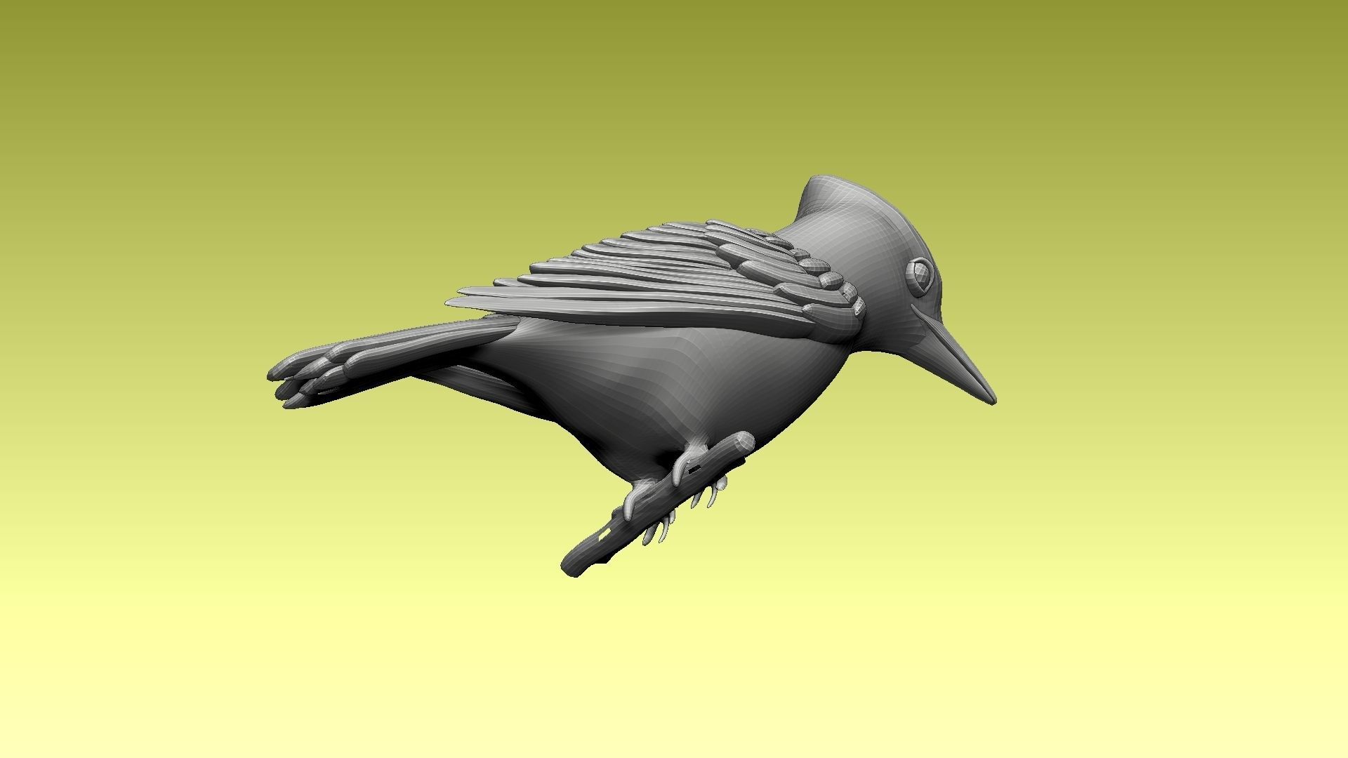 jay bird 3D model_2