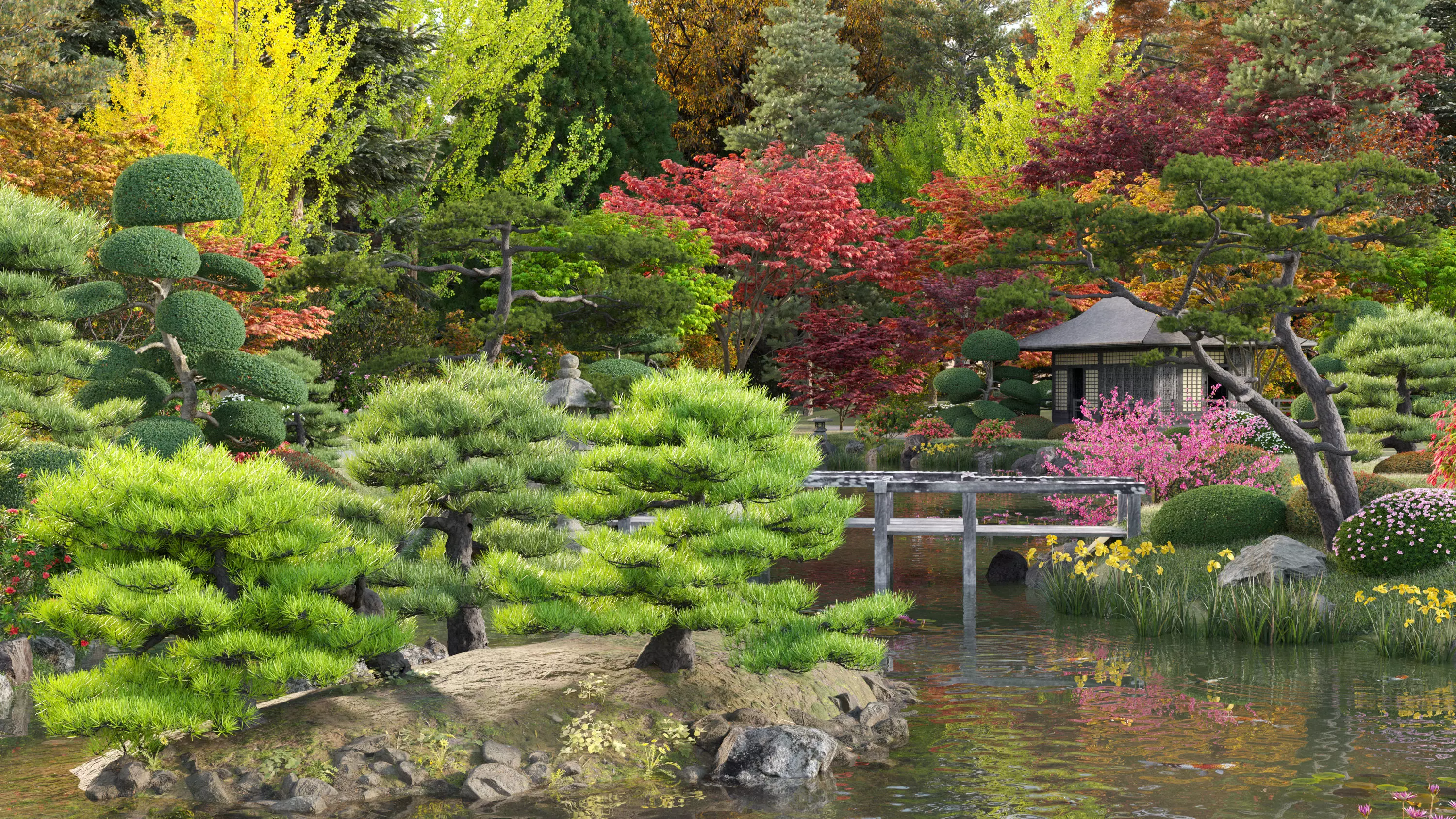 Bundle 24 - Japanese Garden 3D model_0
