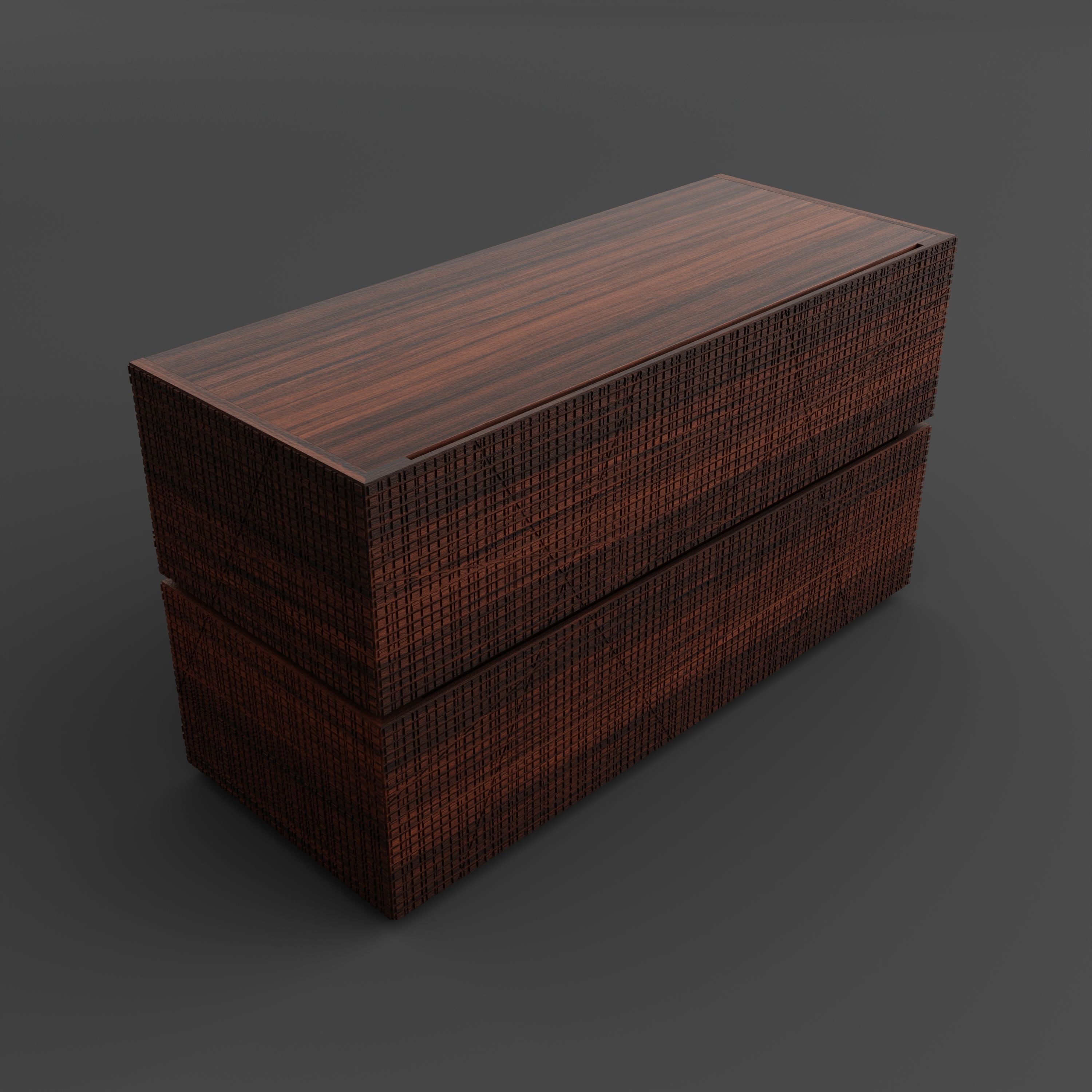 BD 08 chest of drawers with interior designed by Bartoli Design 3D model_3