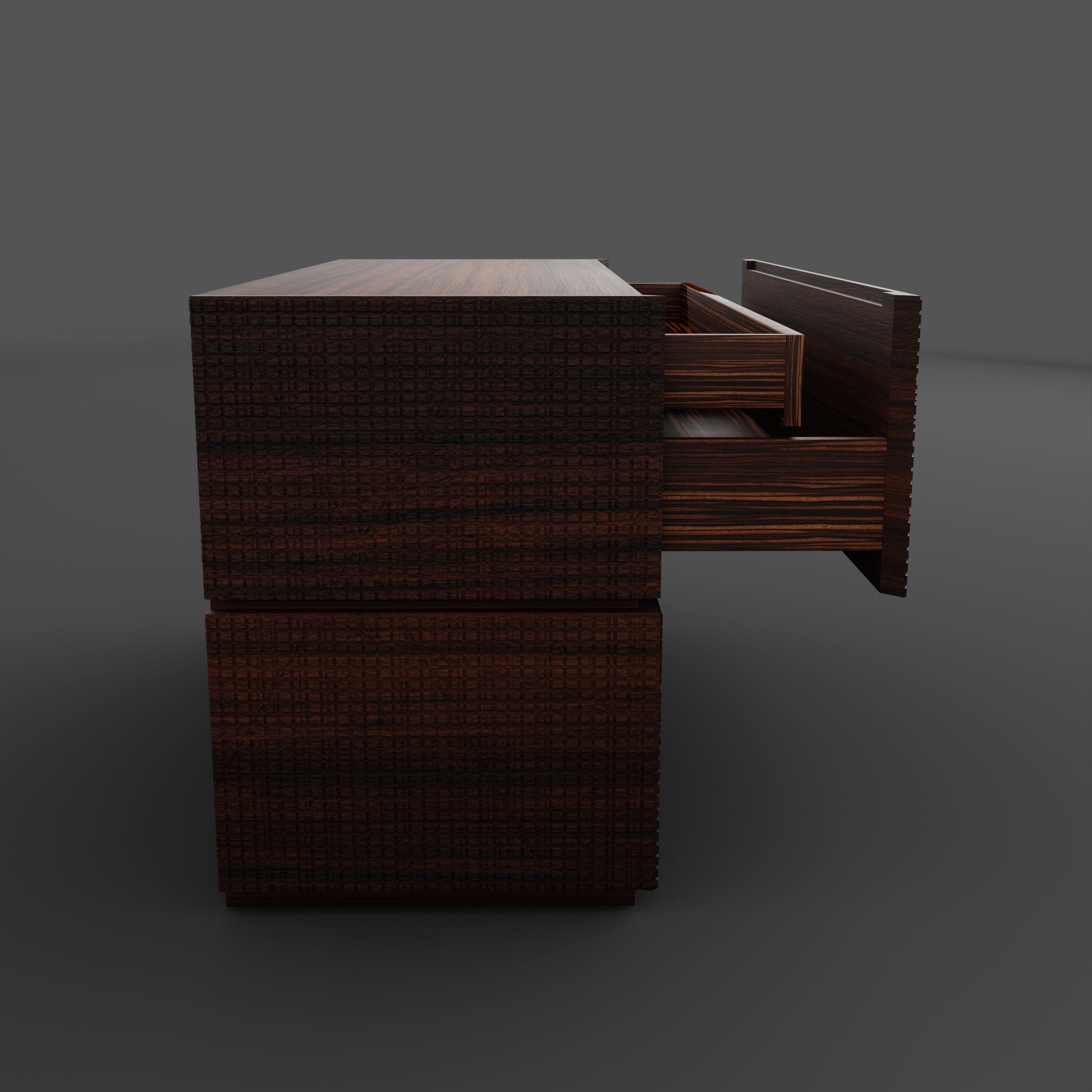 BD 08 chest of drawers with interior designed by Bartoli Design 3D model_5