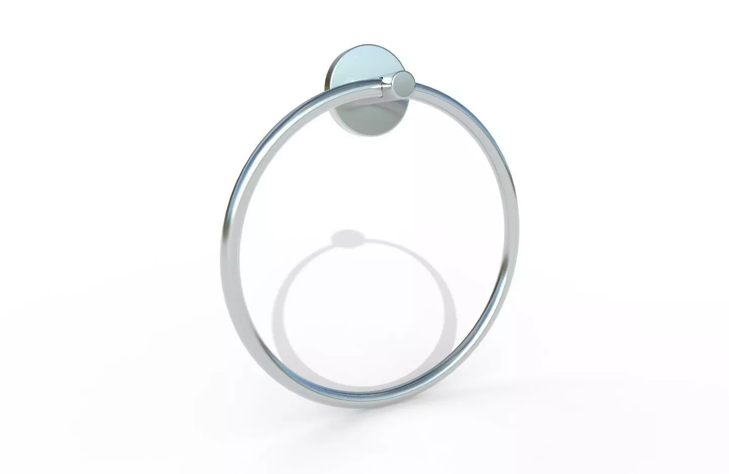 Towel Holder 06 Low-poly 3D model_0