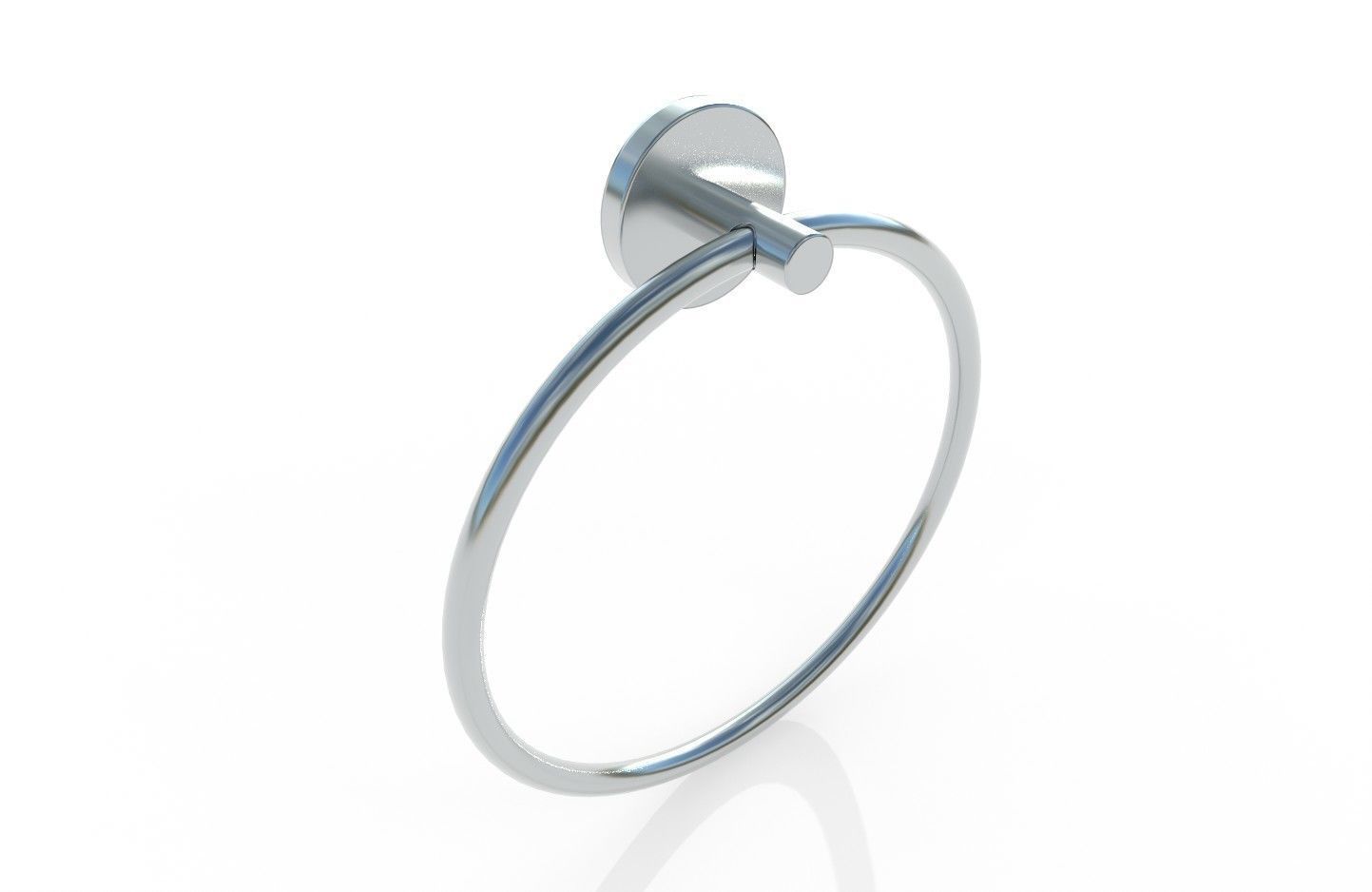 Towel Holder 06 Low-poly 3D model_12