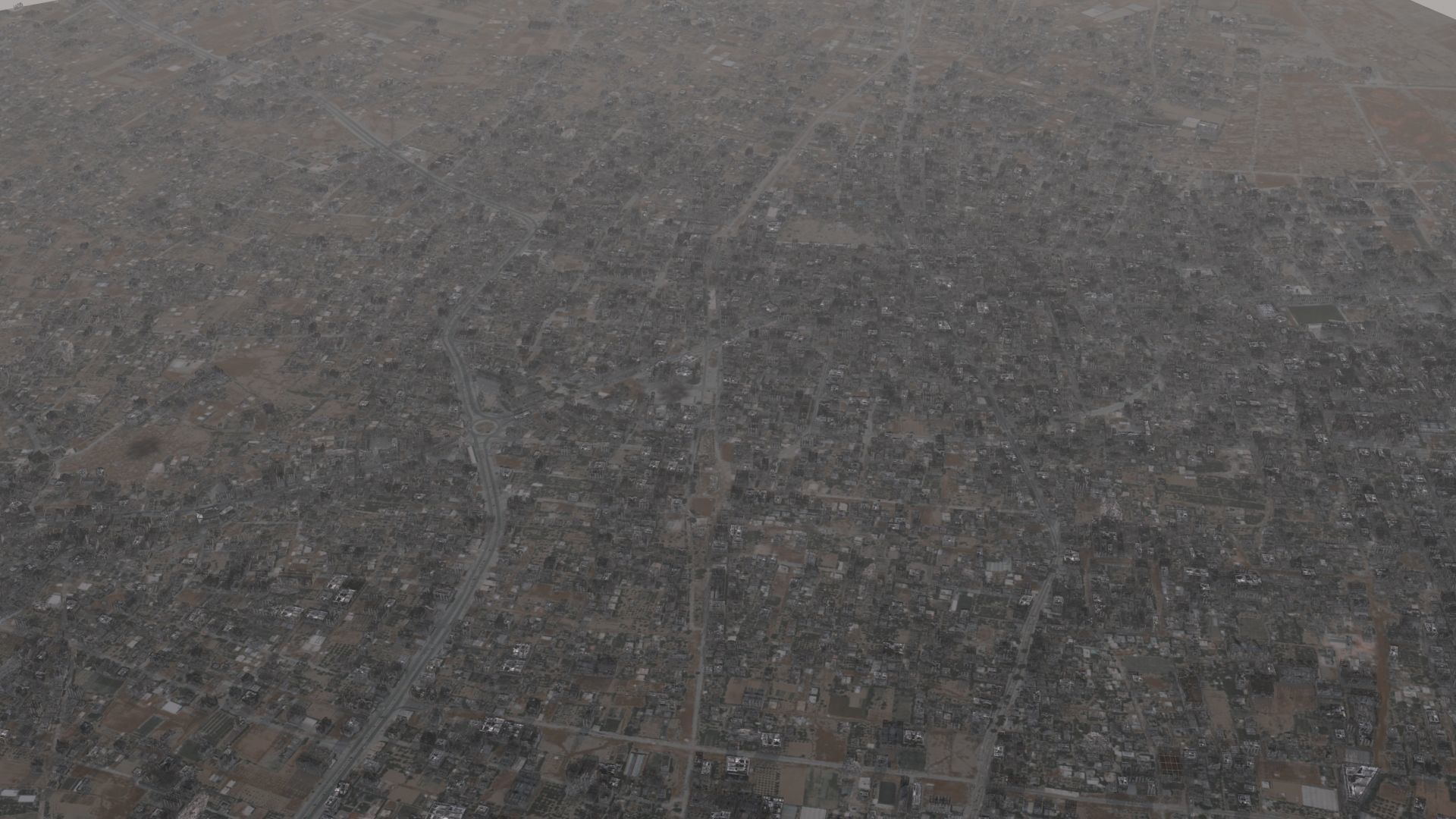 Ruined City 3D model_11