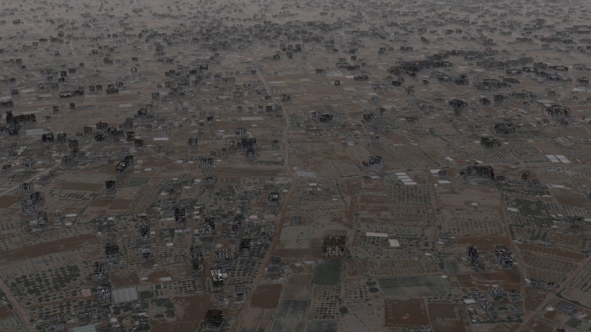 Ruined City 3D model_12