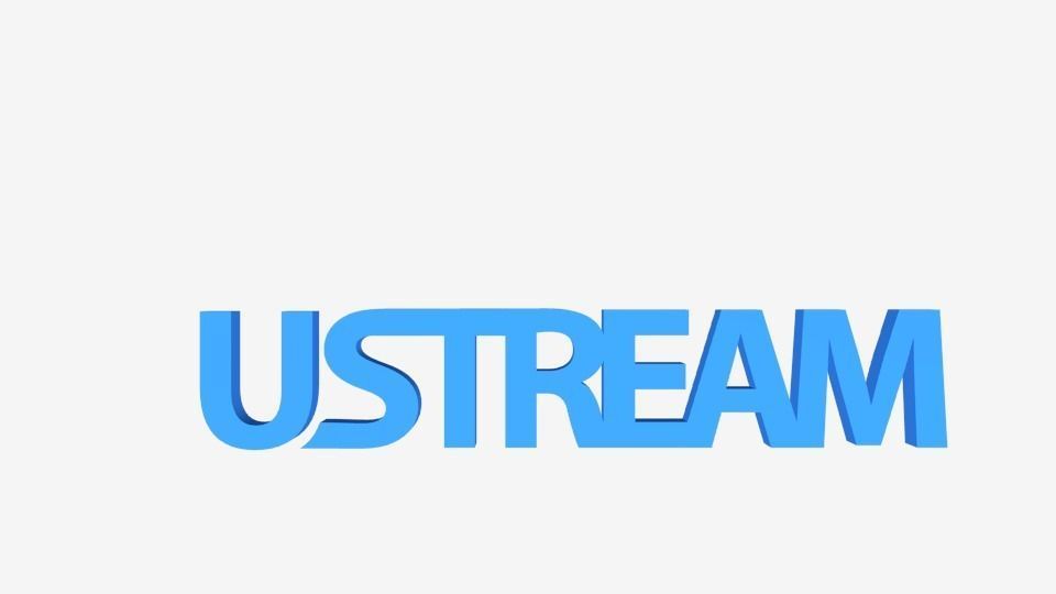 Ustream Logo 3D model_1