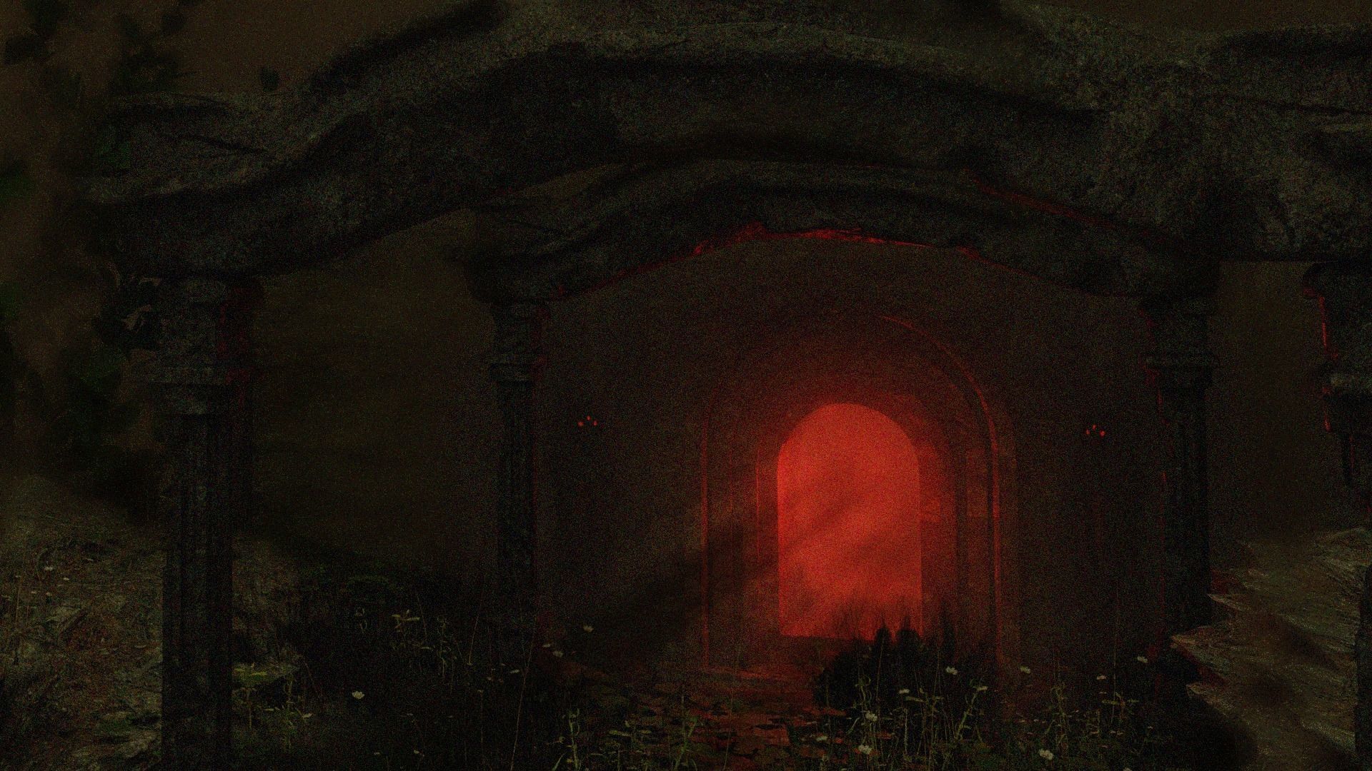 Ancient Temple Ruins 3D model_1