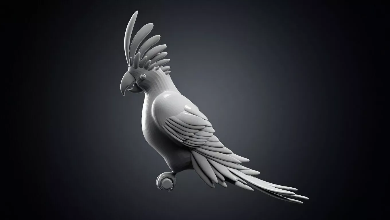 parrot cacadu 3D model