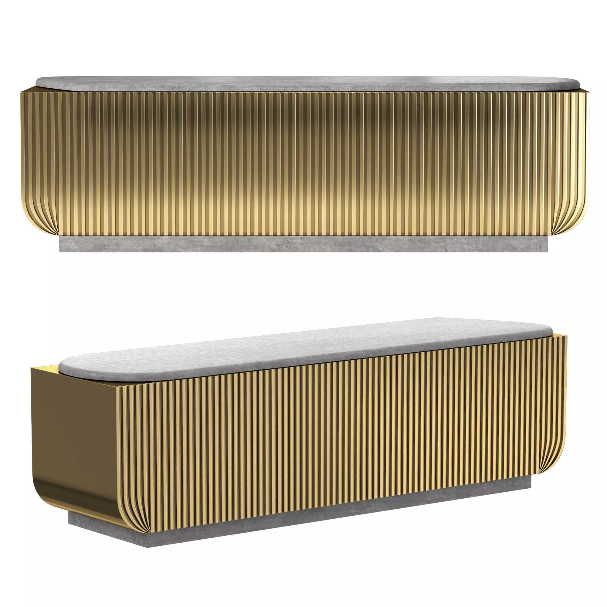 Reception desk 001 3D model_0