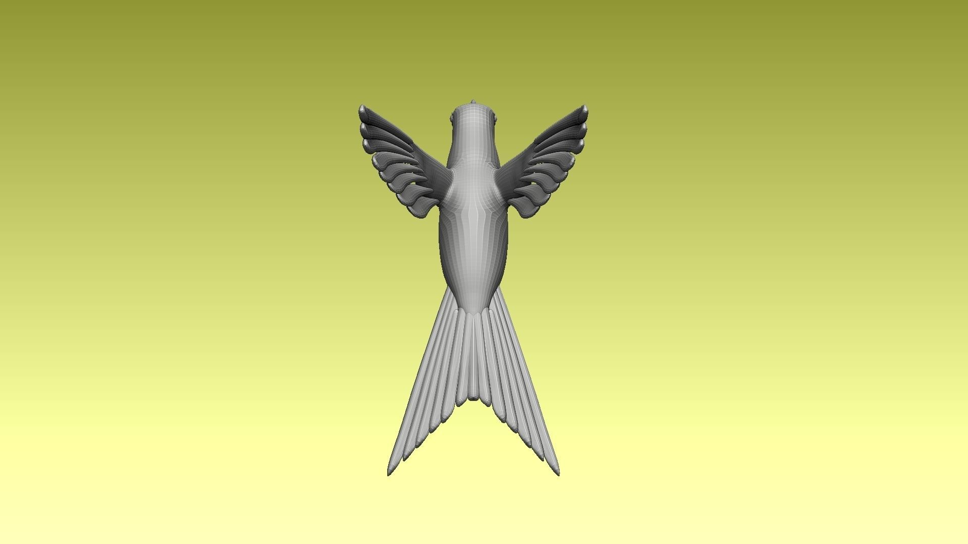 colibri humming bird 3D model_3